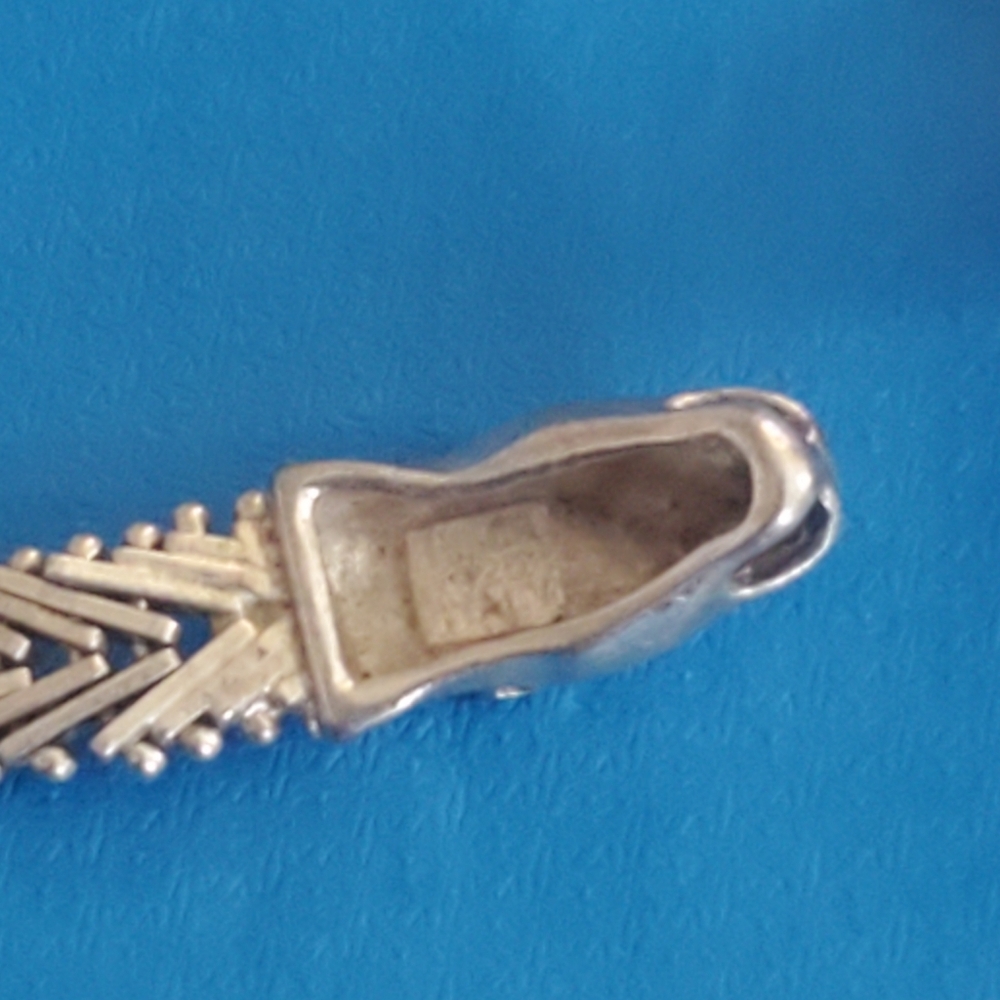 Milor 925 Sterling Silver Jaguar or Panther clasp bracelet. 16.4 grms. - Picture 7 of 14